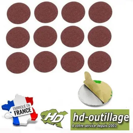 disque abrasif autocollant 600 mm sans trou (grain 40 à 600)