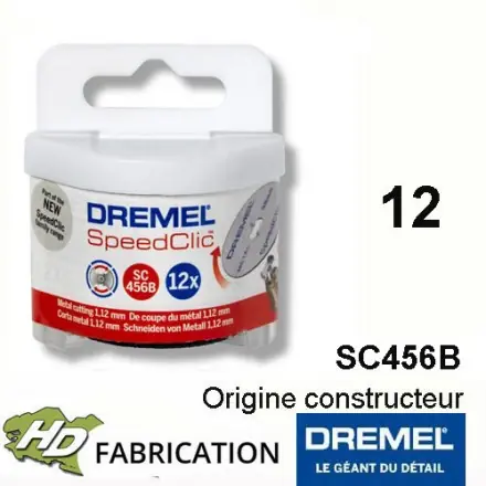 Dremel SC456B Disques EZ speedclic métaux 38 mm
