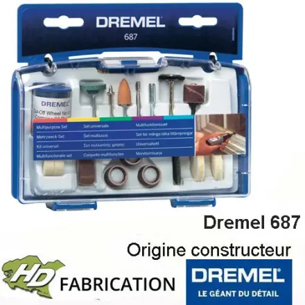 coffret de 52 accessoires Dremel 687