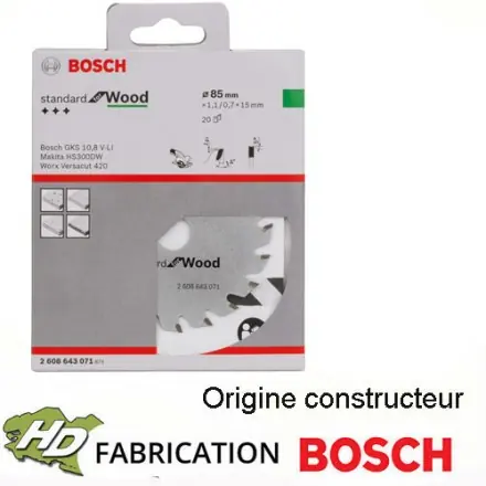 lame de scie optiline 85mm Bosch