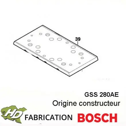 plateau 2608000168 Bosch
