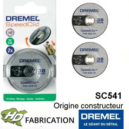 Dremel SC541 disques à rectifier 38 mm