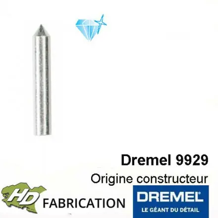 fraise à graver diamant dremel 9929