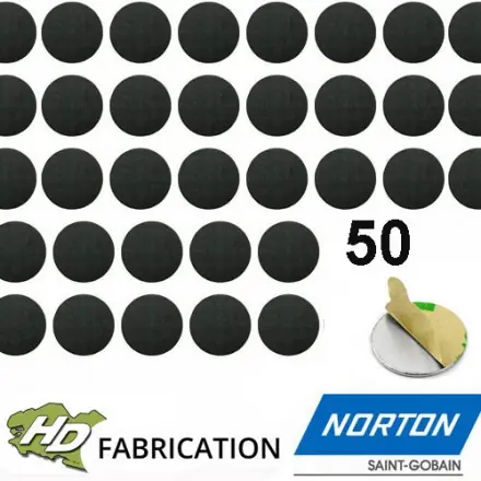disque carbure autocollant 500 mm sans trou grain 80