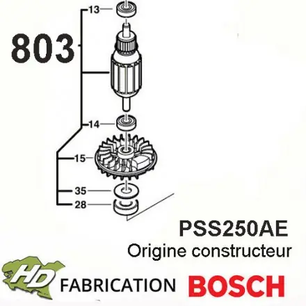 induit 230V 2609000868 Bosch