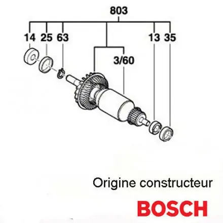 induit Bosch 1619X07526