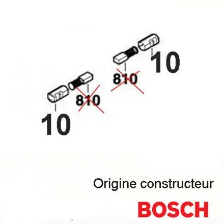 porte charbons Bosch 1619X06663