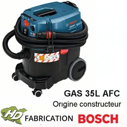 Aspirateur 1380W 35L Bosch GAS 35L AFC
