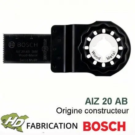 4 lames plongeantes BIM Starlock AIZ 20 AB Wood and Metal