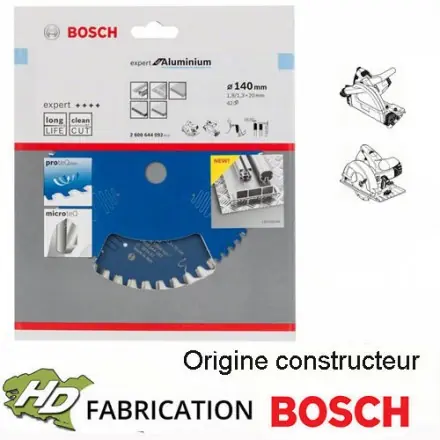 lame de scie circulaire Bosch 140x1,8x20 mm Z42