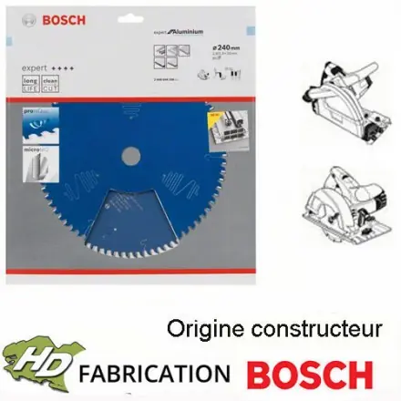 lame de scie circulaire Bosch 240x2,8x30 mm Z80