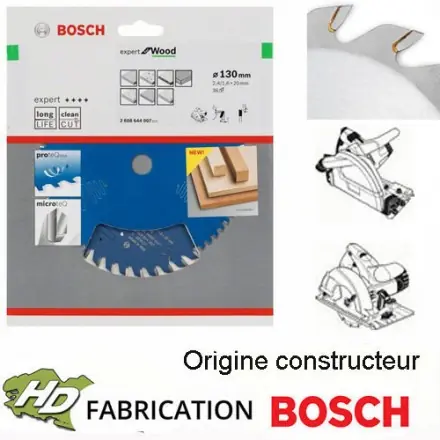 lame de scie circulaire Bosch 130x2,4x20 mm 36 dents