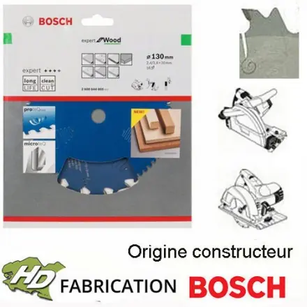 lame de scie circulaire Bosch 130x2,4x20 mm 16 dents