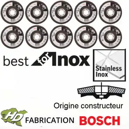 disque à lamelle bombé au zircon 125 mm Bosch X581