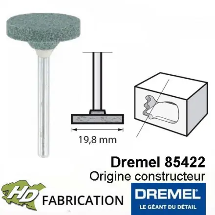 meule en carbure de silicium D.19,8 mm DREMEL