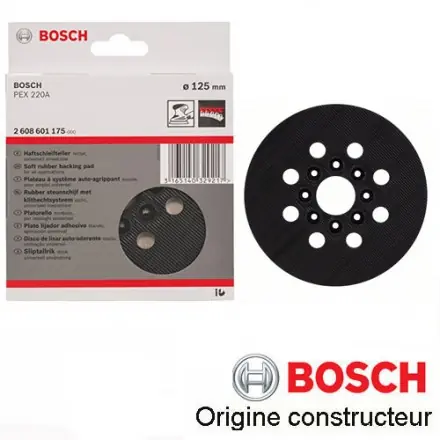 plateau 125 mm mi dur Bosch 2608601175- PEX 220 A