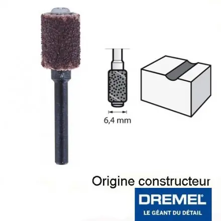 mandrin 6,4 mm + manchon grain 60 Dremel 430