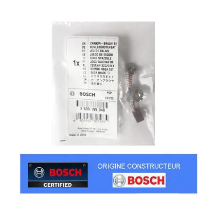 jeu de charbons bosch 2609199048