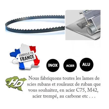 SK0123340-FR20260707-142325-0 lame scie ruban bimétal M42 2300x27 mm