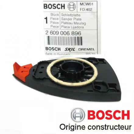plateau de ponçage 2609006896 pour PSM 200AES Bosch