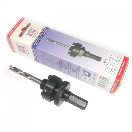 mandrin ZE4 pour scie trépan Wilpu queue hexagonale 11 mm