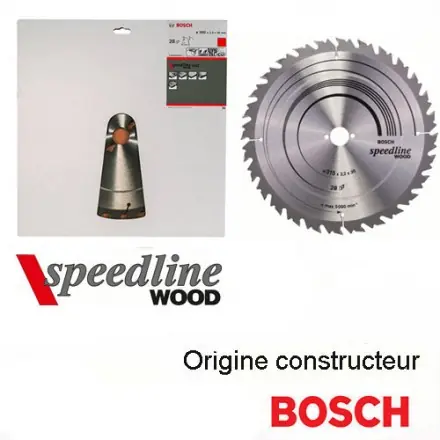 lame scie circulaire 315x30 mm 28 dents Bosch speedline