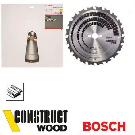 lame scie circulaire 300x30 mm 20 dents Bosch construct