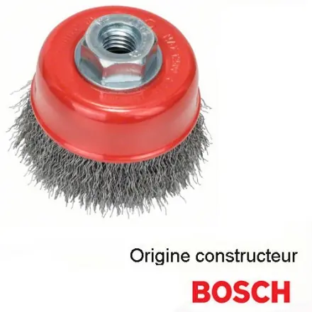 brosse boisseau Bosch 100 mm pour meuleuse