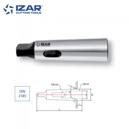Douille de réduction conique Izar cône morse CM3-CM2 DIN2185