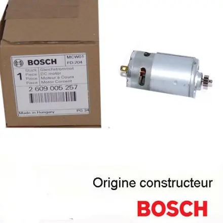 moteur à courant continu 14,4V -18V Bosch 2609005257