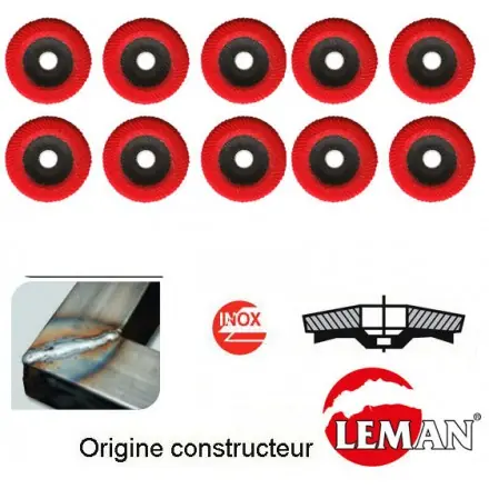 disque à lamelle bombé céramique bord arrondi 125 mm LEMAN