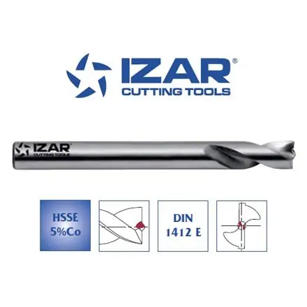 foret à dépointer Izar HSSE 5%cobalt DIN1412E 10 mm