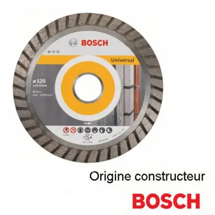 disque diamant turbo 125 mm Bosch