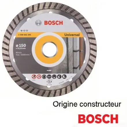 disque diamant turbo 150 mm Bosch