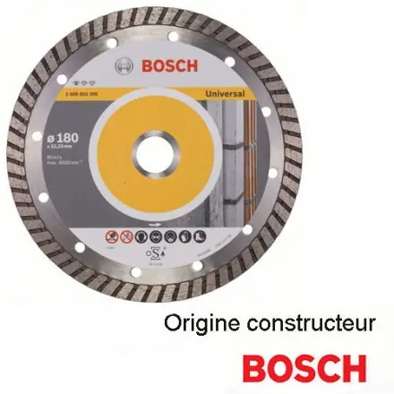 disque diamant turbo 180 mm Bosch