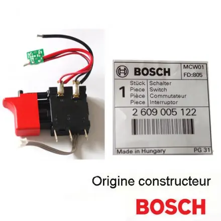 commutateur Bosch 2609005122