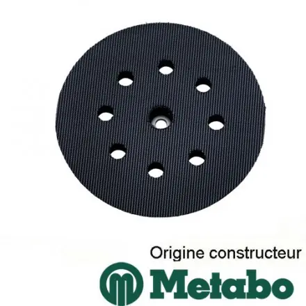 Plateau 125 mm, perforé 8 trous 631219000 METABO