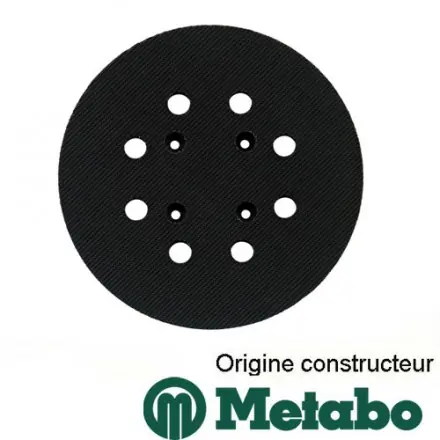 Plateau 125 mm, perforé 8 trous 625658000 METABO