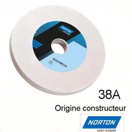 meule touret blanche vitrifiée 300x32 mm alésage 32 mm NORTON