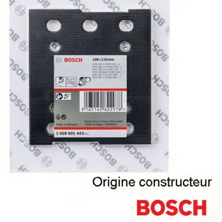 plateau de ponçage Bosch 2608601443