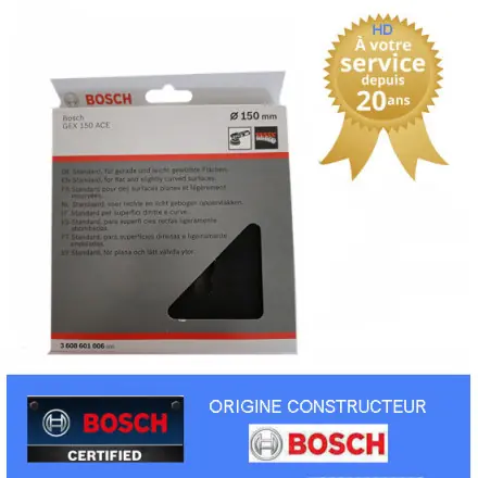 plateau Bosch 3608601006 pour ponceuse GEX 150ACE professional