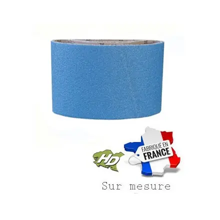 bande abrasive zirconium 200x2050 mm grain 24 à 120