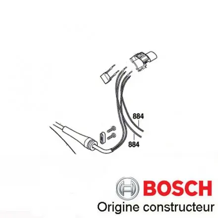 câble de connexion Bosch 1609203Y75