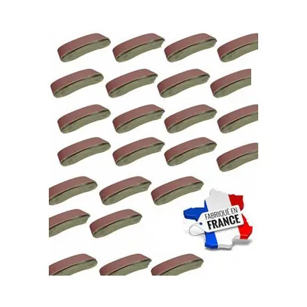 bande corindon imperméable 13x457 mm grain 24 à 320