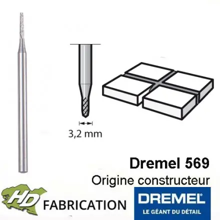 fraise pour les joints de carrelage 1,6 mm Dremel 569
