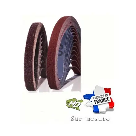 bande abrasive corindon sup. 10x315 mm gr 24 à 600