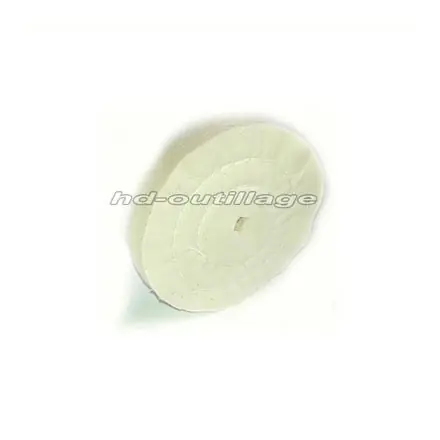 disque coton cousu TP pour polissage 100x10x6 mm
