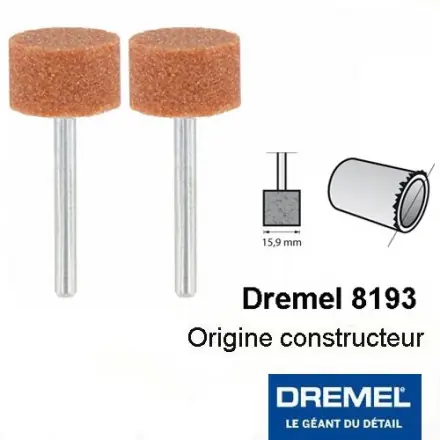 meule à rectifier en oxyde d‘aluminium 15,9 mm DREMEL 8193