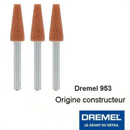 meule à rectifier en oxyde d‘aluminium 6,4 mm DREMEL 953
