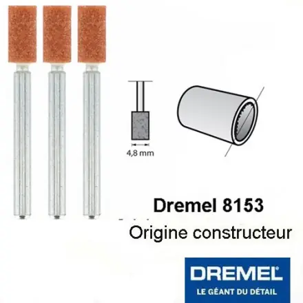 meule à rectifier en oxyde d‘aluminium 4,8 mm DREMEL 8153